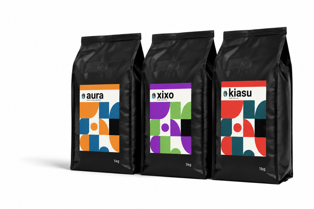 The Evolution of a Grey Matter Coffee Bag