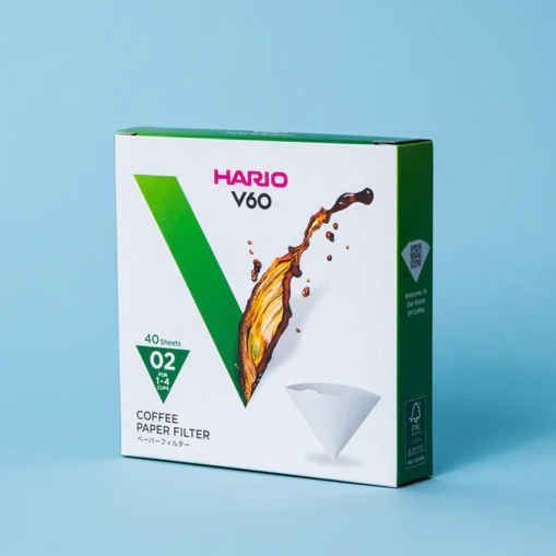 Hario V60 Paper Filter for 02 Dripper - Grey Matter Coffee Werks