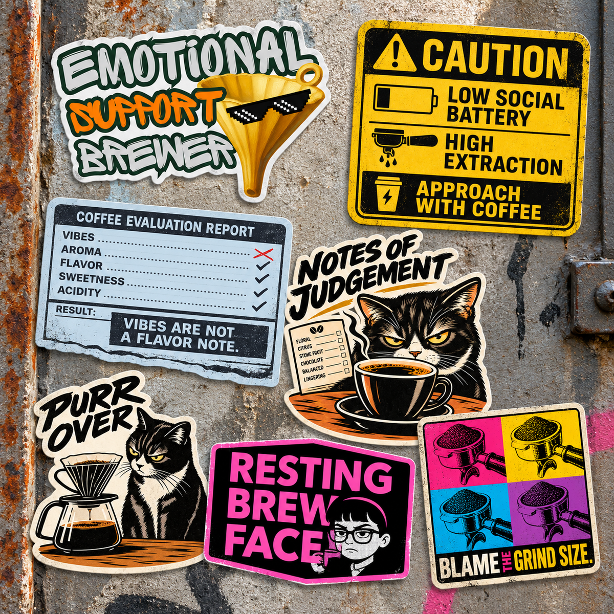 Sticker Drop 002 - Sarcastic Inner Voice